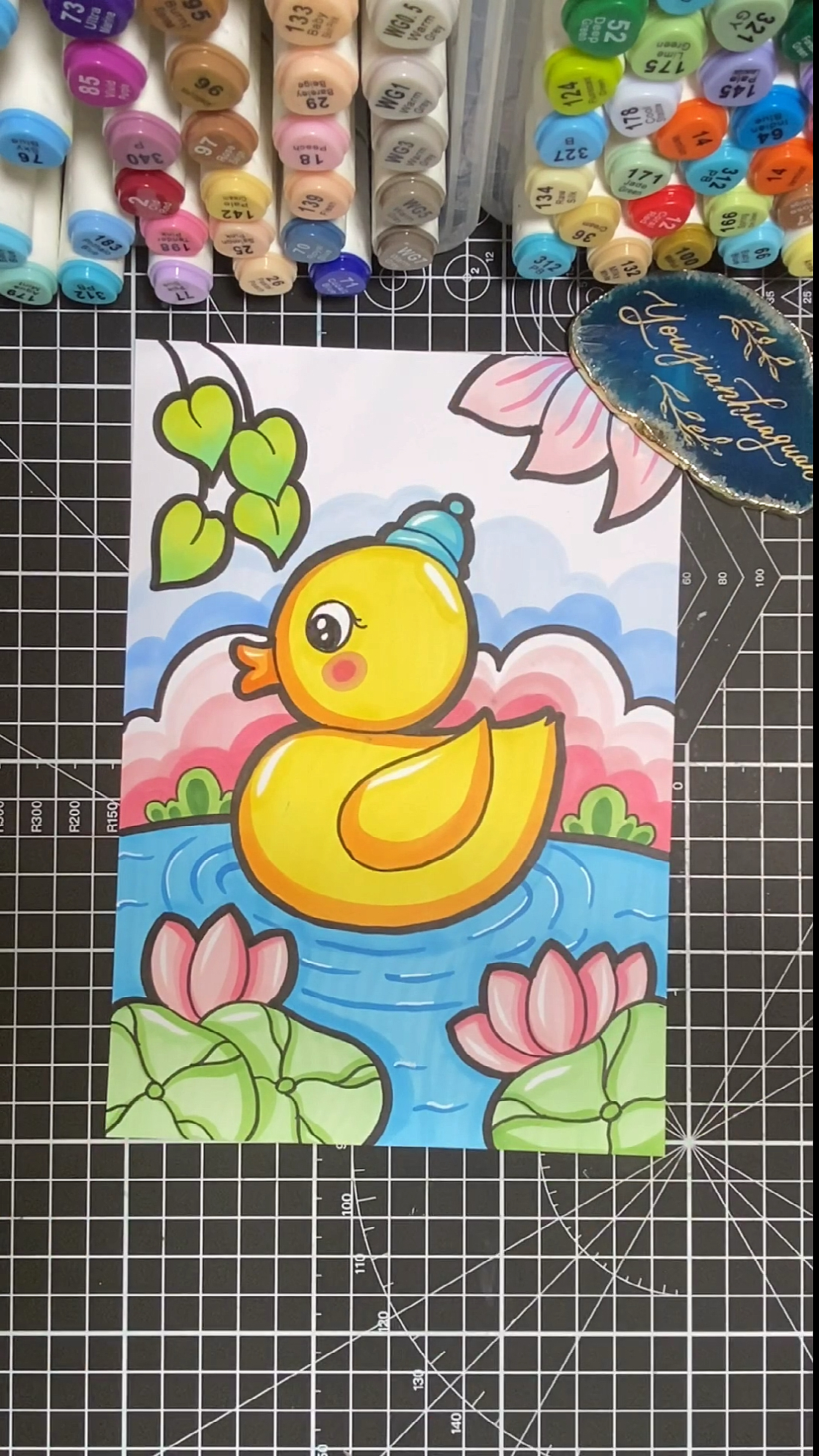 #儿童画#用字母s教你画小鸭子