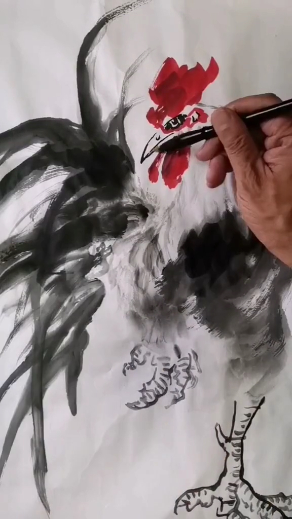 #画画原来如此简单#学画大公鸡