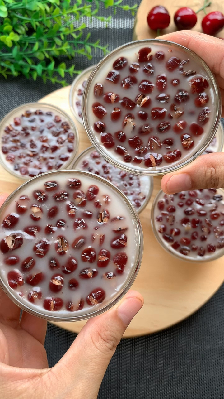 椰汁红豆钵仔糕