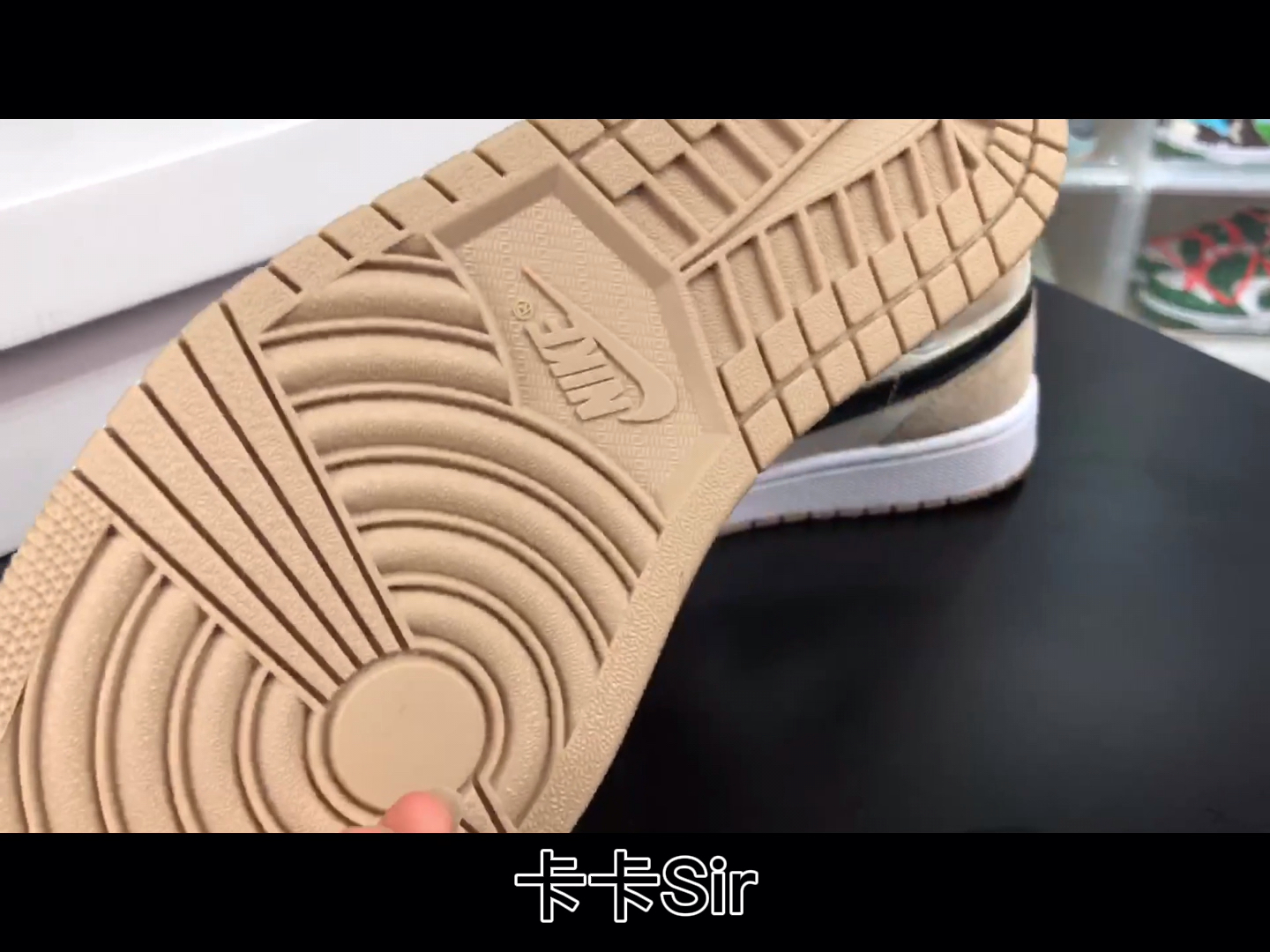 #球鞋#AirJordan1MidBarelyOrange奶茶AJ1乔丹1代