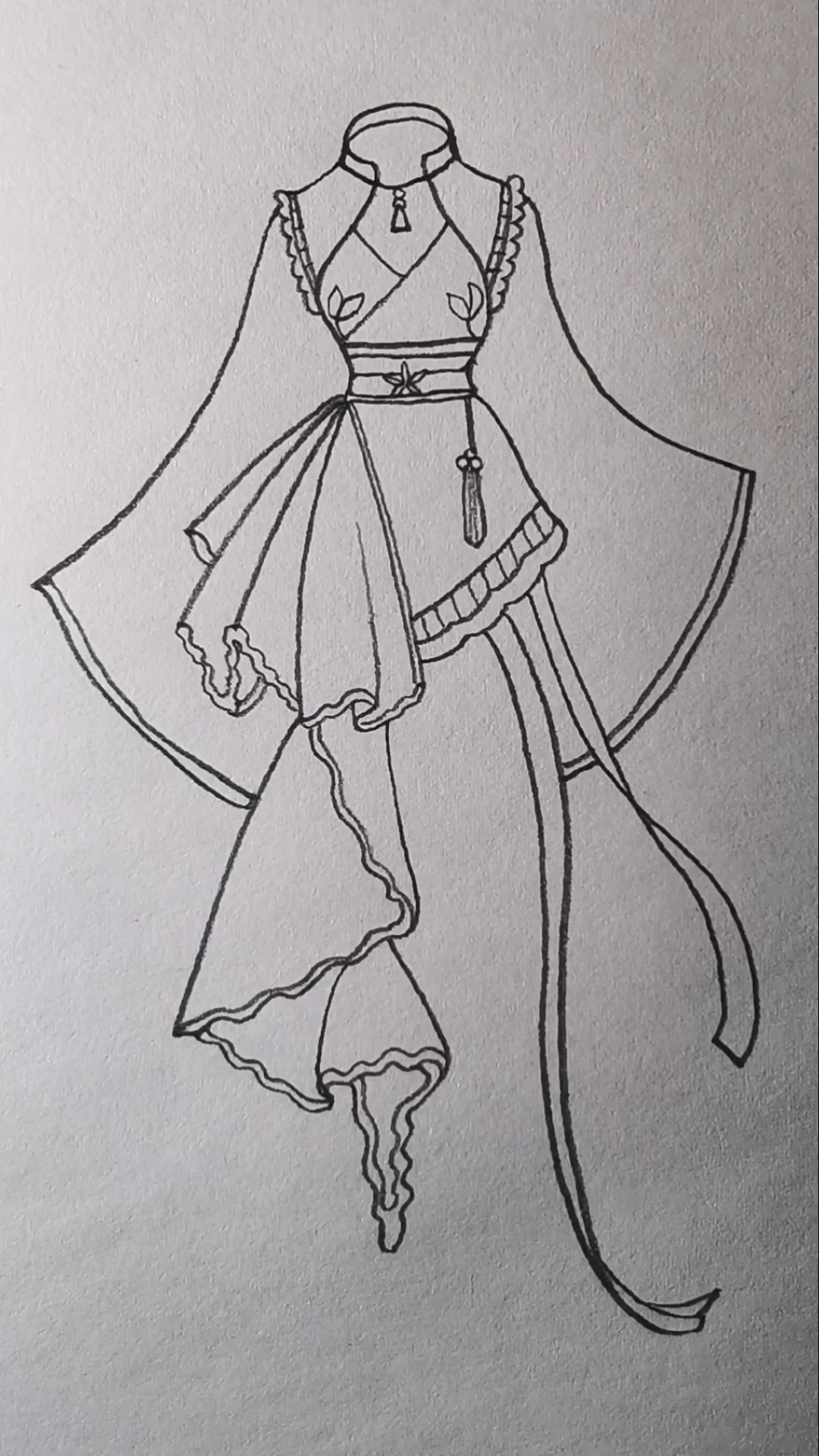 古装服饰这样画简单好看。