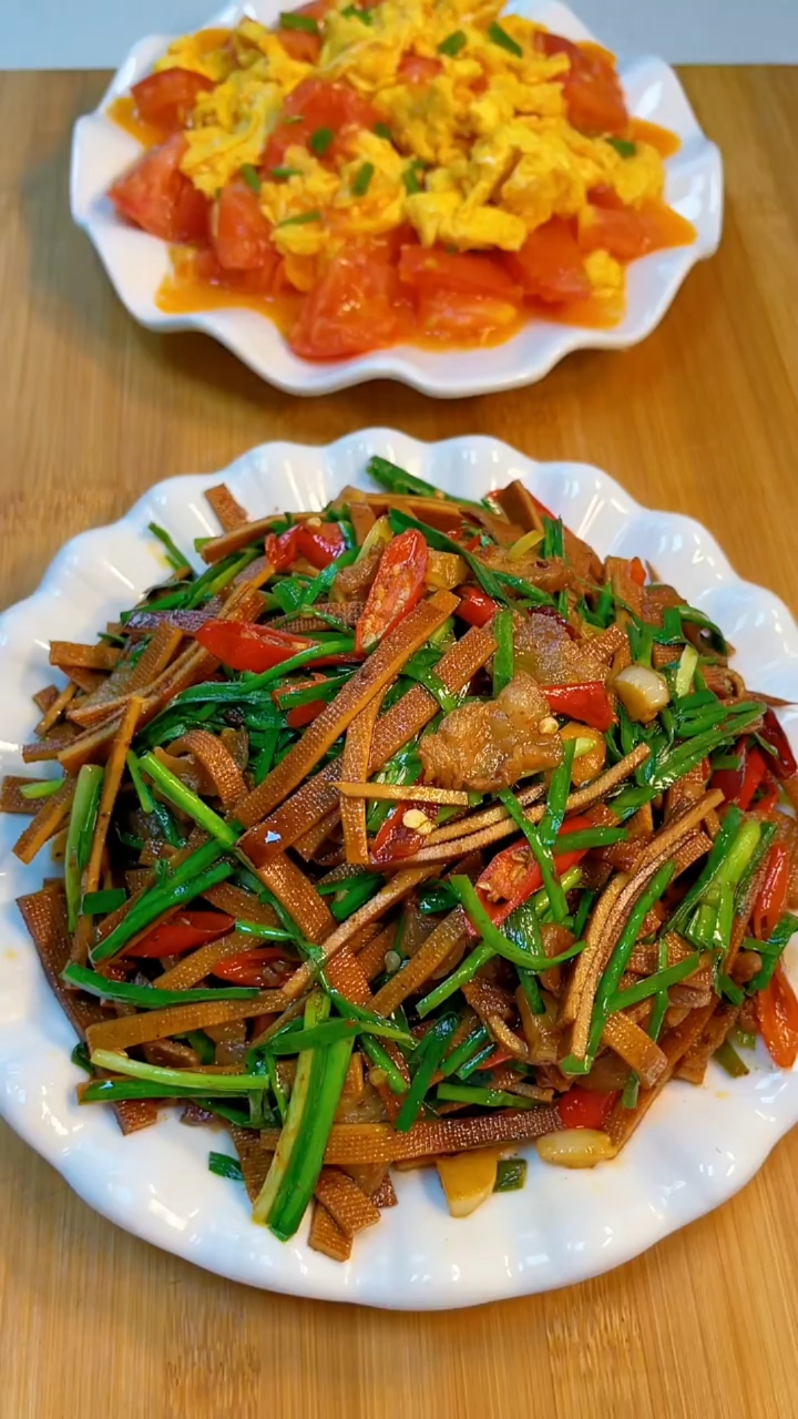 豆干炒肉这样做真的是太美味了做法简单又下饭