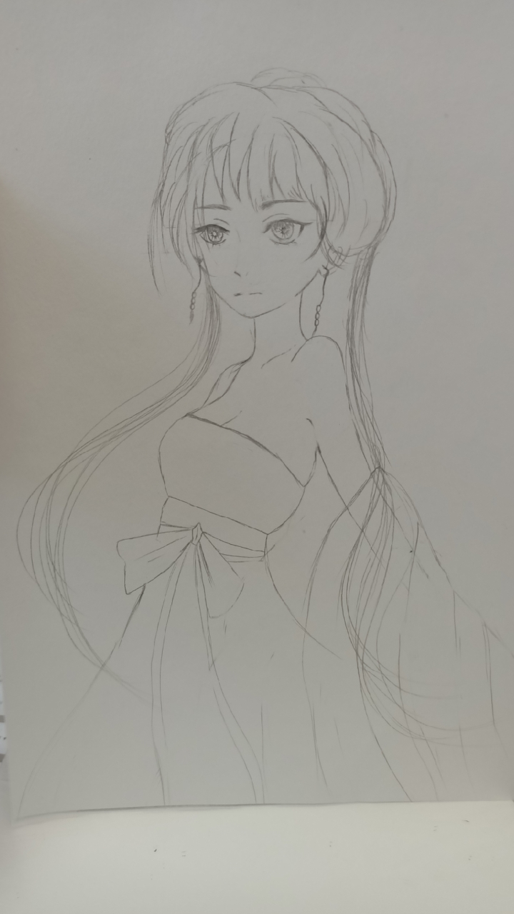 #绘画#摸鱼画一个……