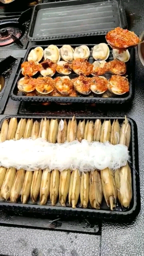 自己做的铁板生蚝