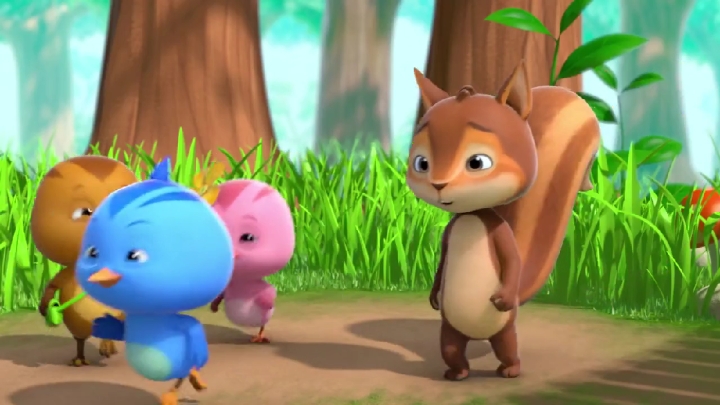 #动画片#《萌鸡小队2》第十集:小松鼠罗米