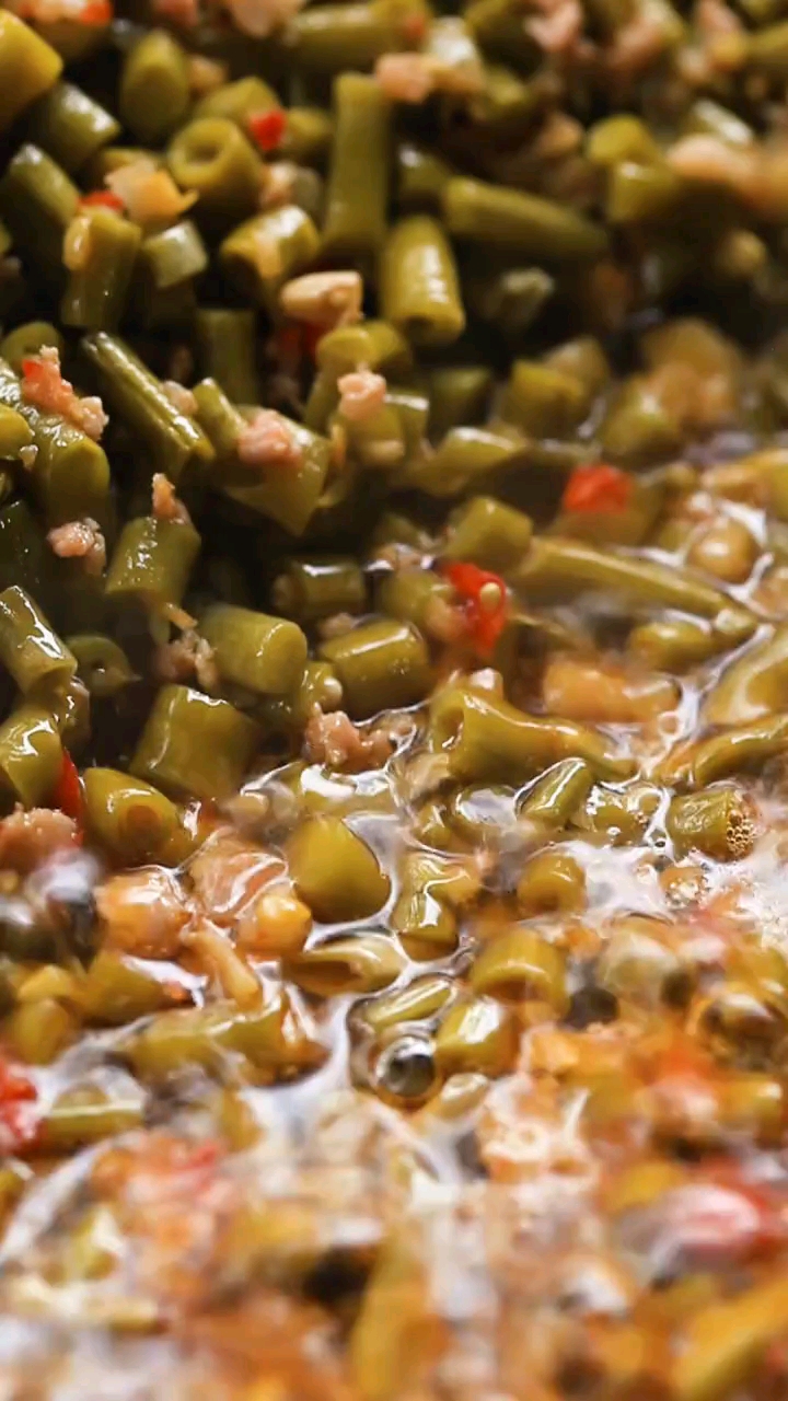 #美食#肉沫酸豇豆你做对了吗?豇豆先处理,不要太热下肉沫,全程小为炒,喜欢的朋友们必须试