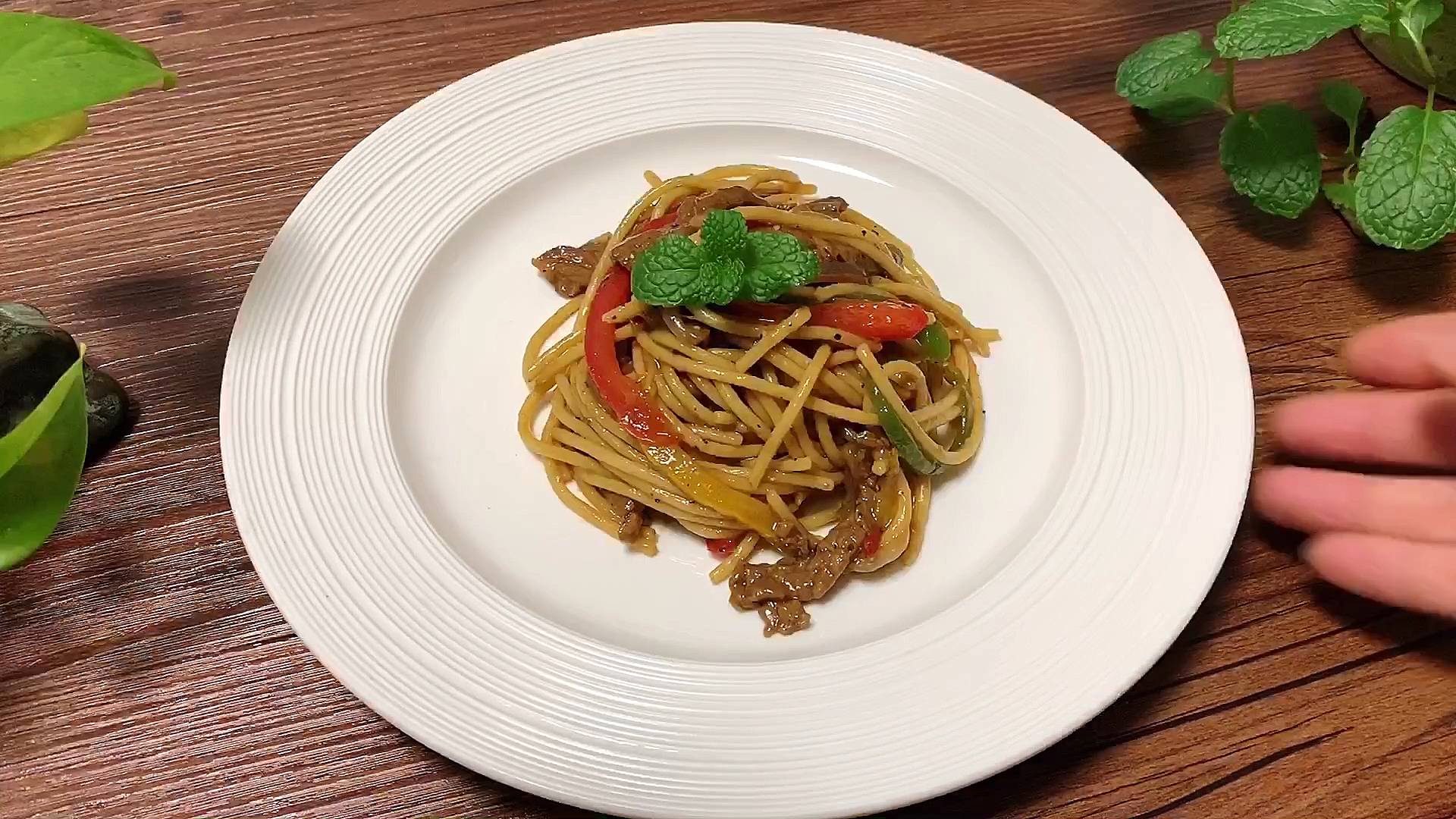 #异乡的春节#黑椒牛柳意大利面,吃过很多次啦,怎么都吃不腻