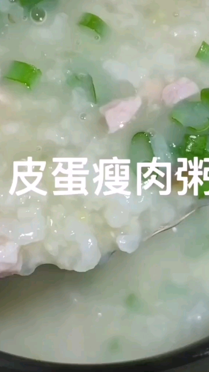 皮蛋瘦肉粥