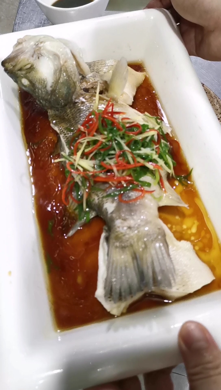 蒸鲈鱼