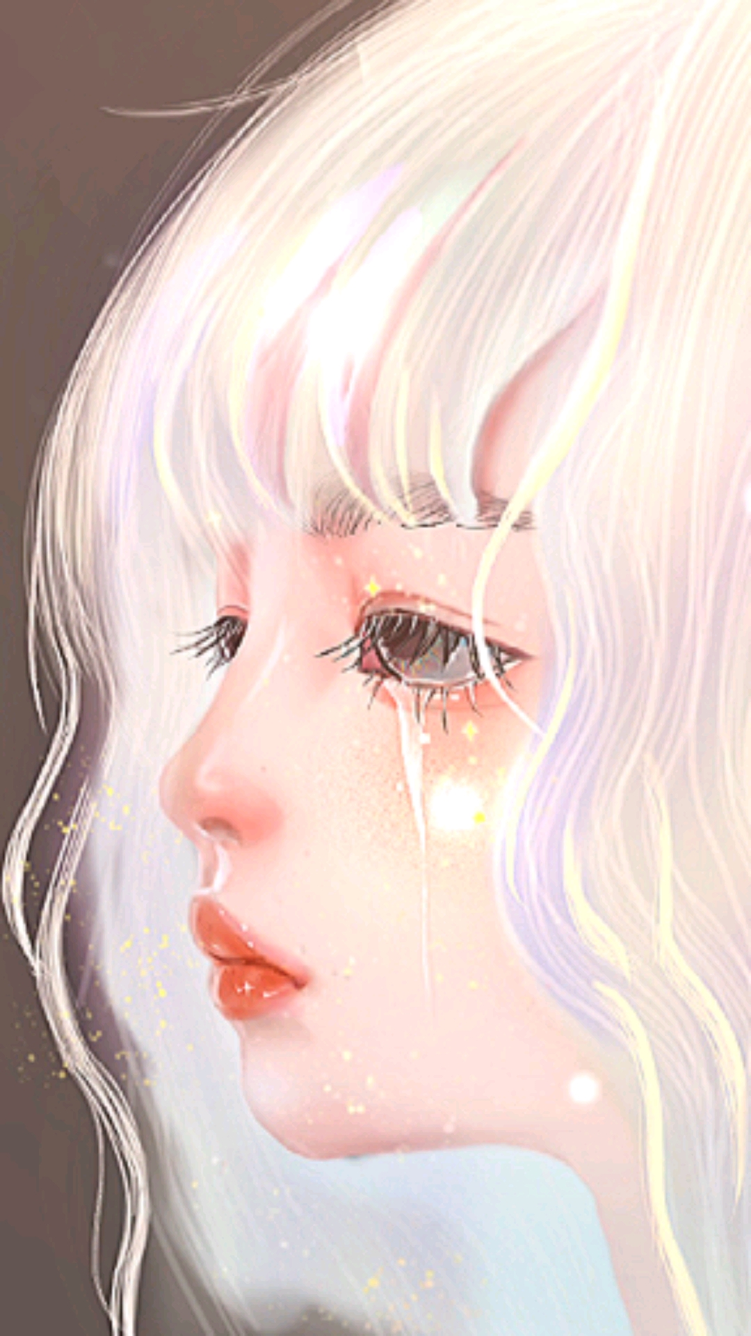 #夏日美少女#你是失落凡间的精灵(gua老师双鱼座头像临摹)ipadproprocreat