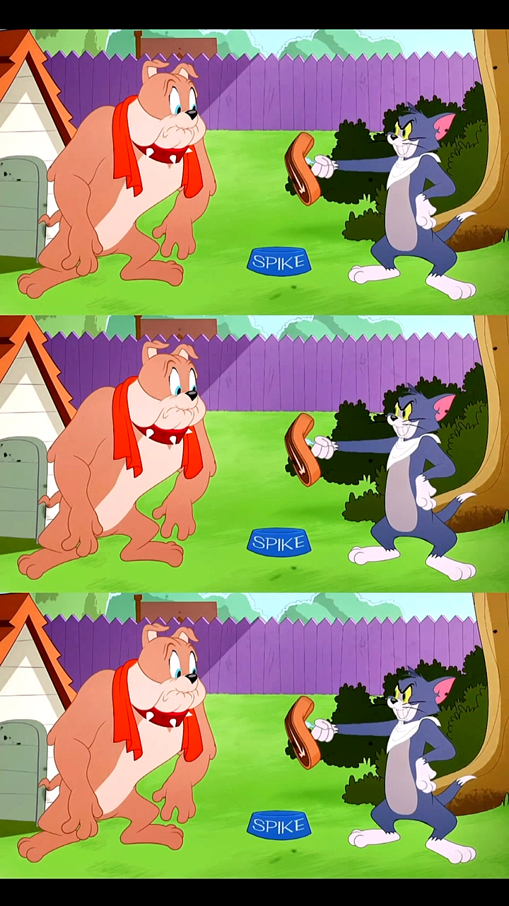 #猫和老鼠#“斯派克老了,拿不动刀了”