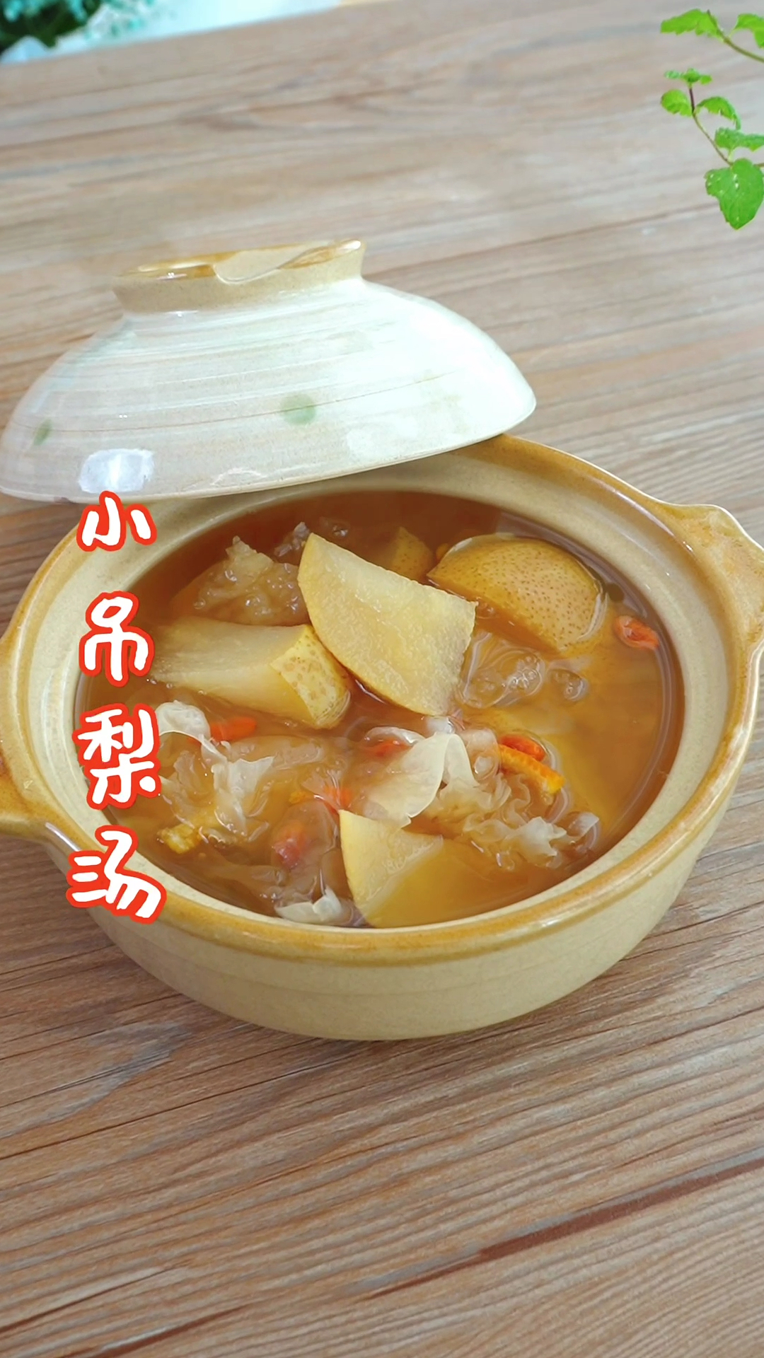 #记录生活#适合秋冬的小吊梨汤,润肺又好喝