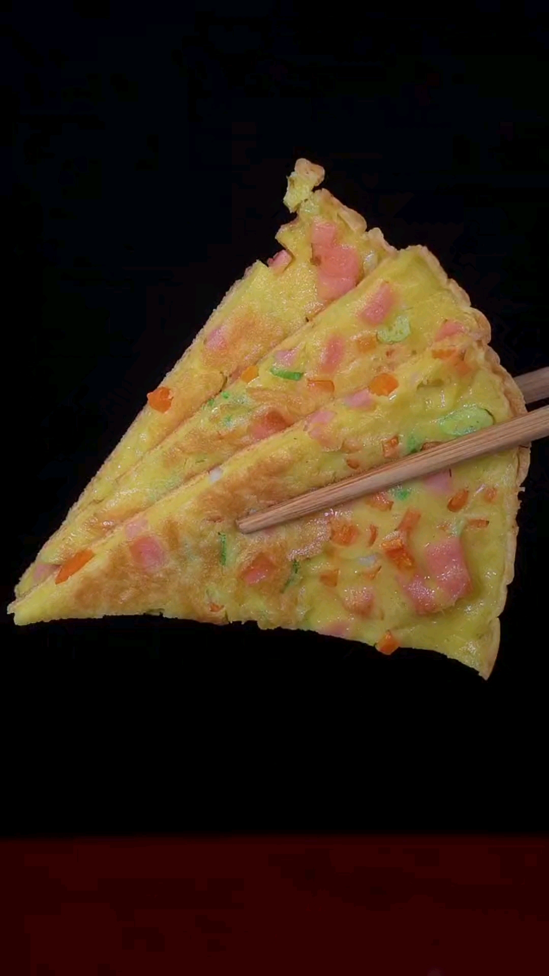 孩子早餐你可以试试这道小葱鸡蛋饼,简单方便太香了