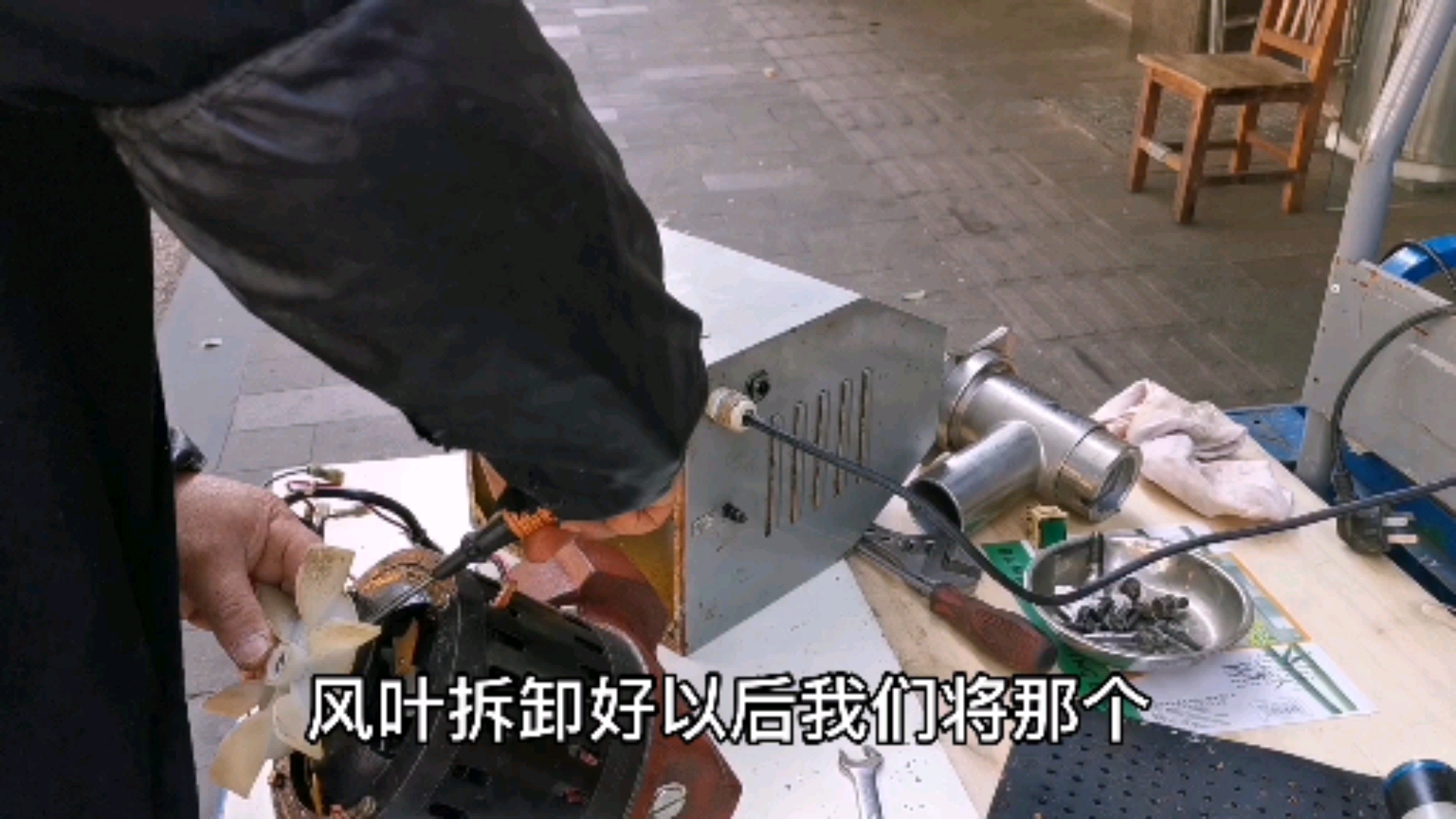 厨具维修,台式绞肉机更换轴承、油封,不会拆的看过来