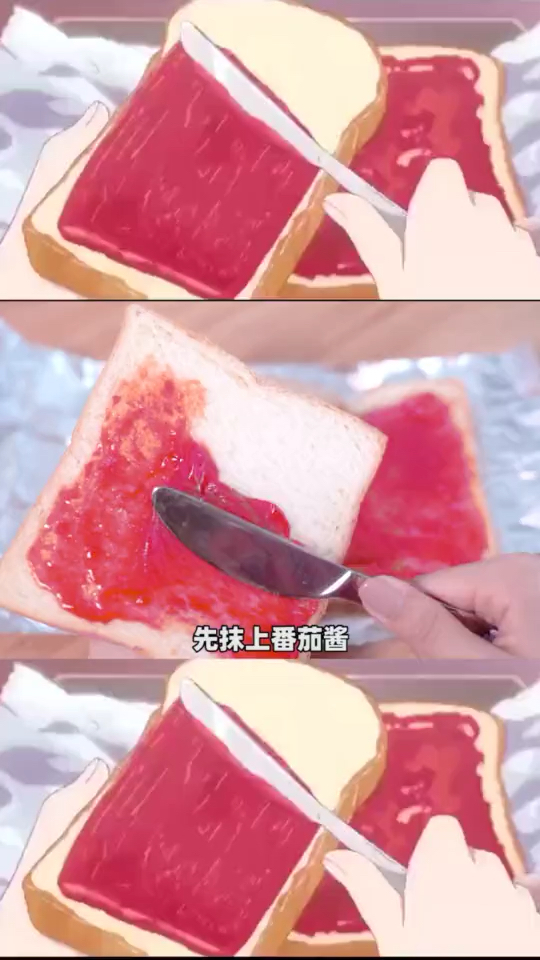 还原女神的动漫吐司美食