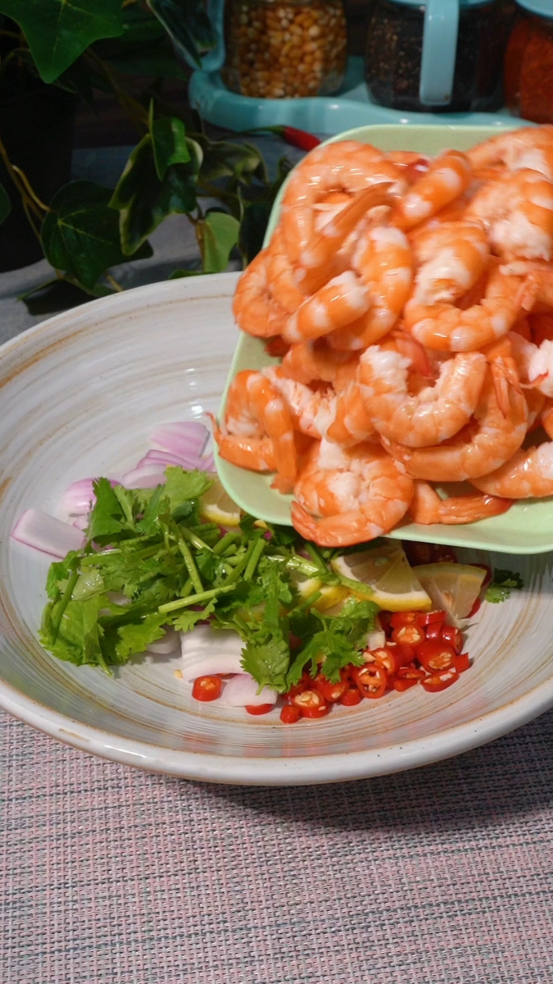 #在家做个拿手菜#泰式柠檬虾