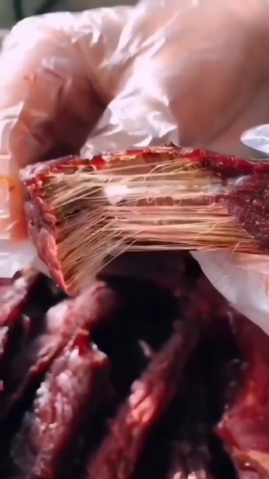 #美食#超级推荐!手工风干牛肉干,丝丝真牛肉!