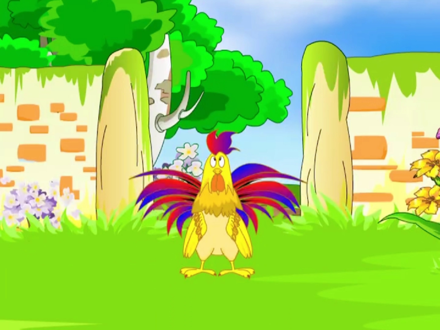 #故事#幼儿成长故事大全:大公鸡和漏嘴吧