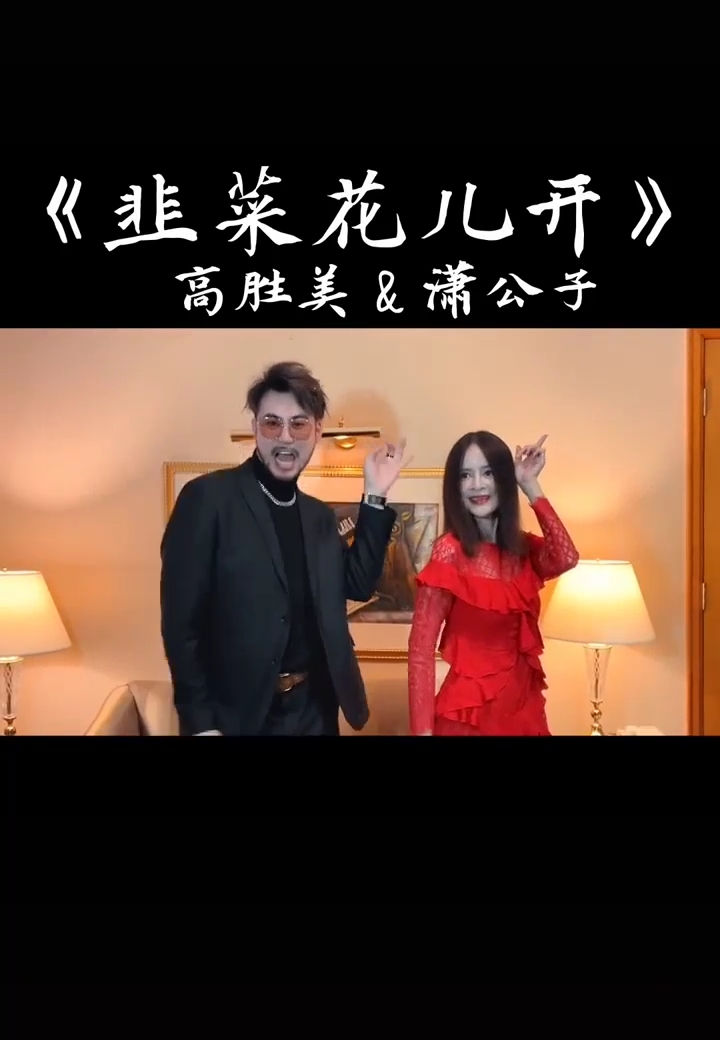 #全民K歌#高胜美&潇公子#韭菜花儿开#明星接力棒