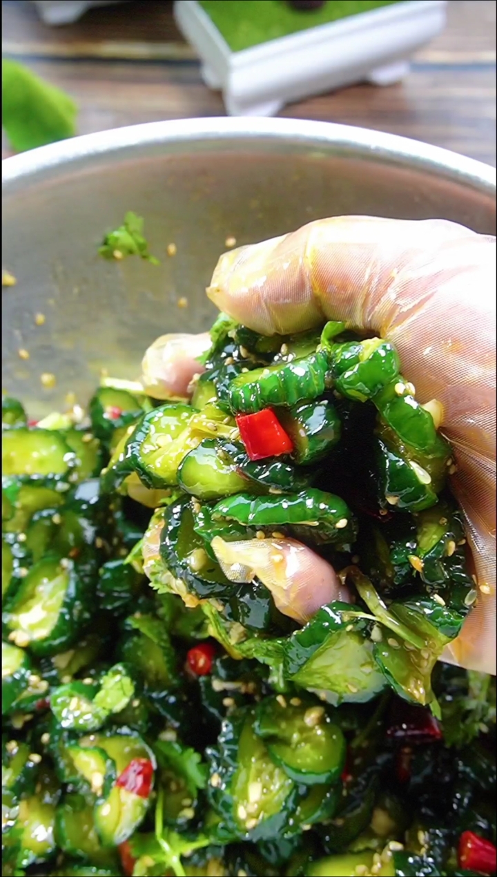 #家乡特色美食#金钱黄瓜