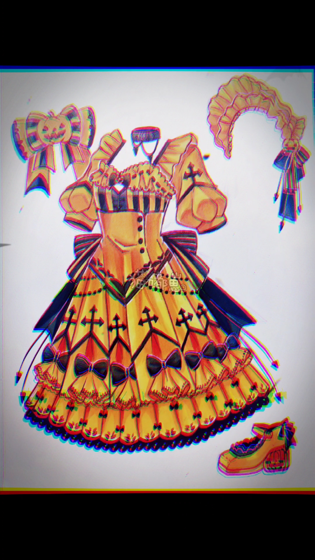 #画画原来如此简单#南瓜小裙子来啦