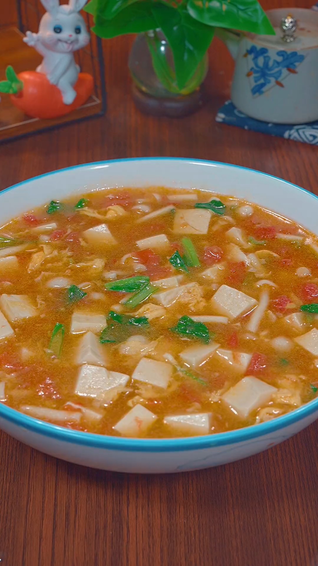 #秀出你的拿手菜#蔬菜豆腐汤的家常做法