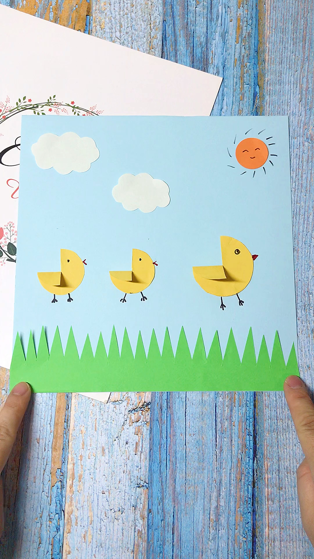 #幼儿园手工#幼儿园手工——小鸡