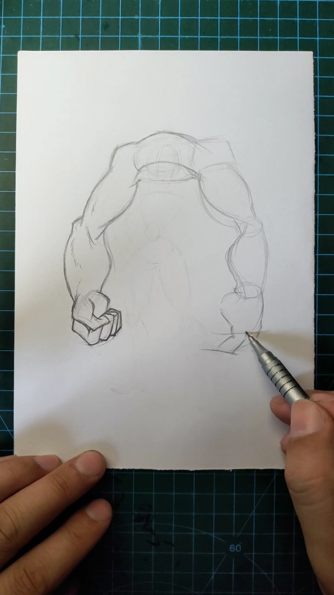 #动漫手绘#刚开始还以为大佬要画肌肉男呢,到竟然是个小萝莉!