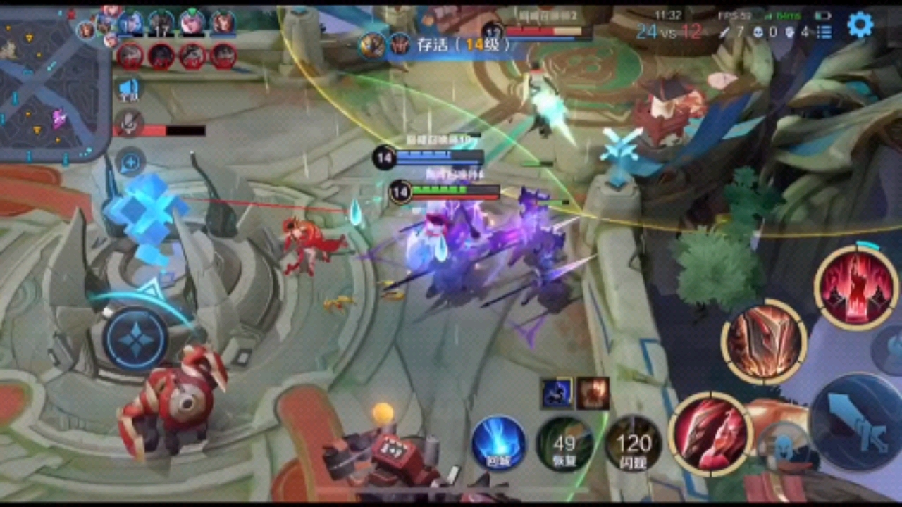 白给成员鱼曼巴:虞姬:好家伙,二技能当名刀用