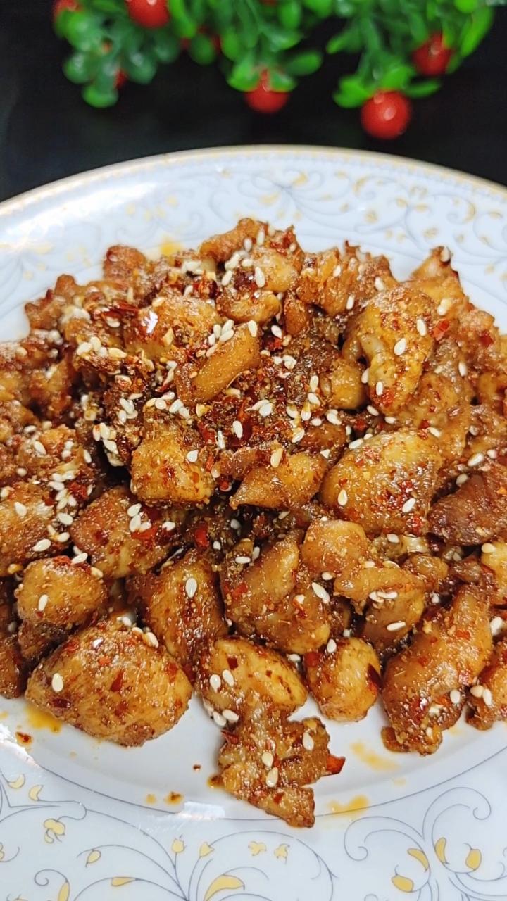 #美食分享#孜然香辣鸡肉做法进来学会