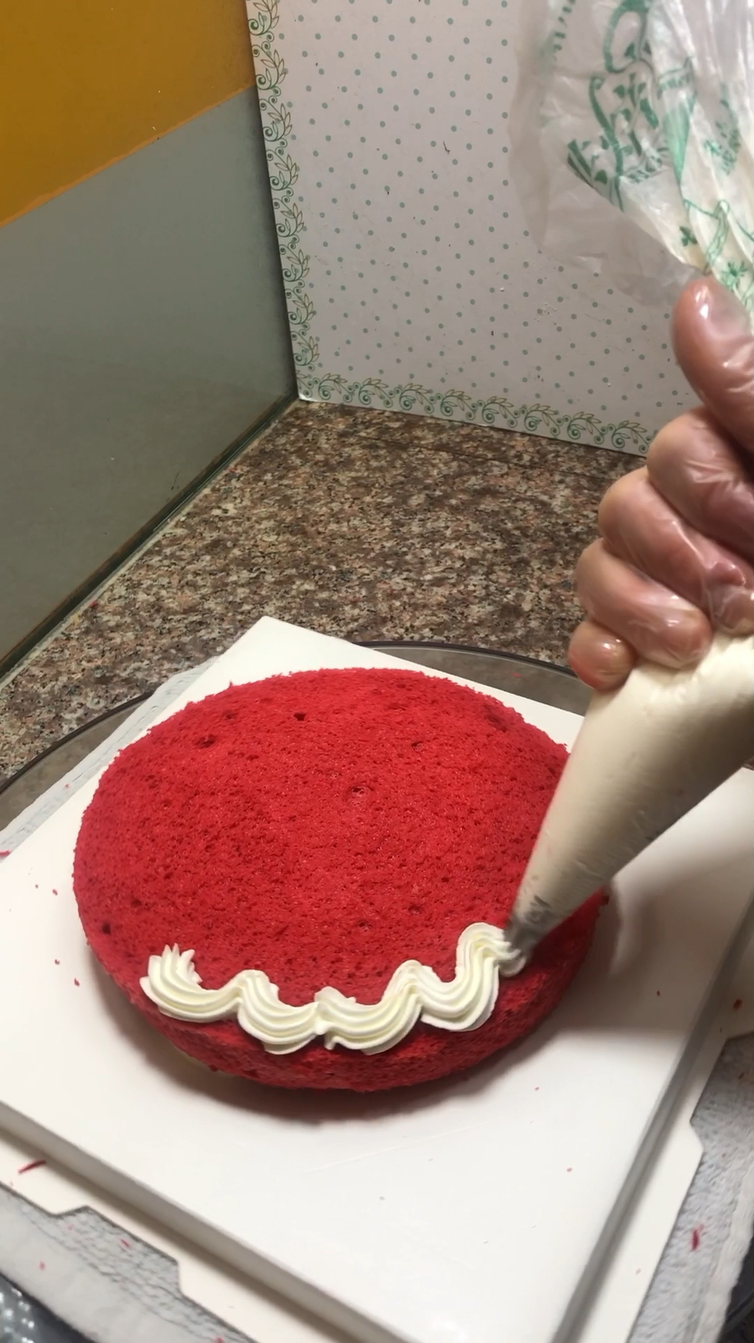 #生日蛋糕#红丝绒蛋糕制作