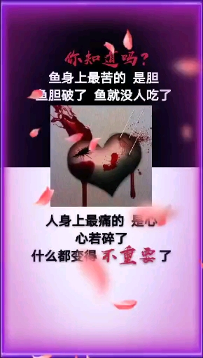 #安利一座城#你知道吗!心若碎了!什么都变得不重要了!!