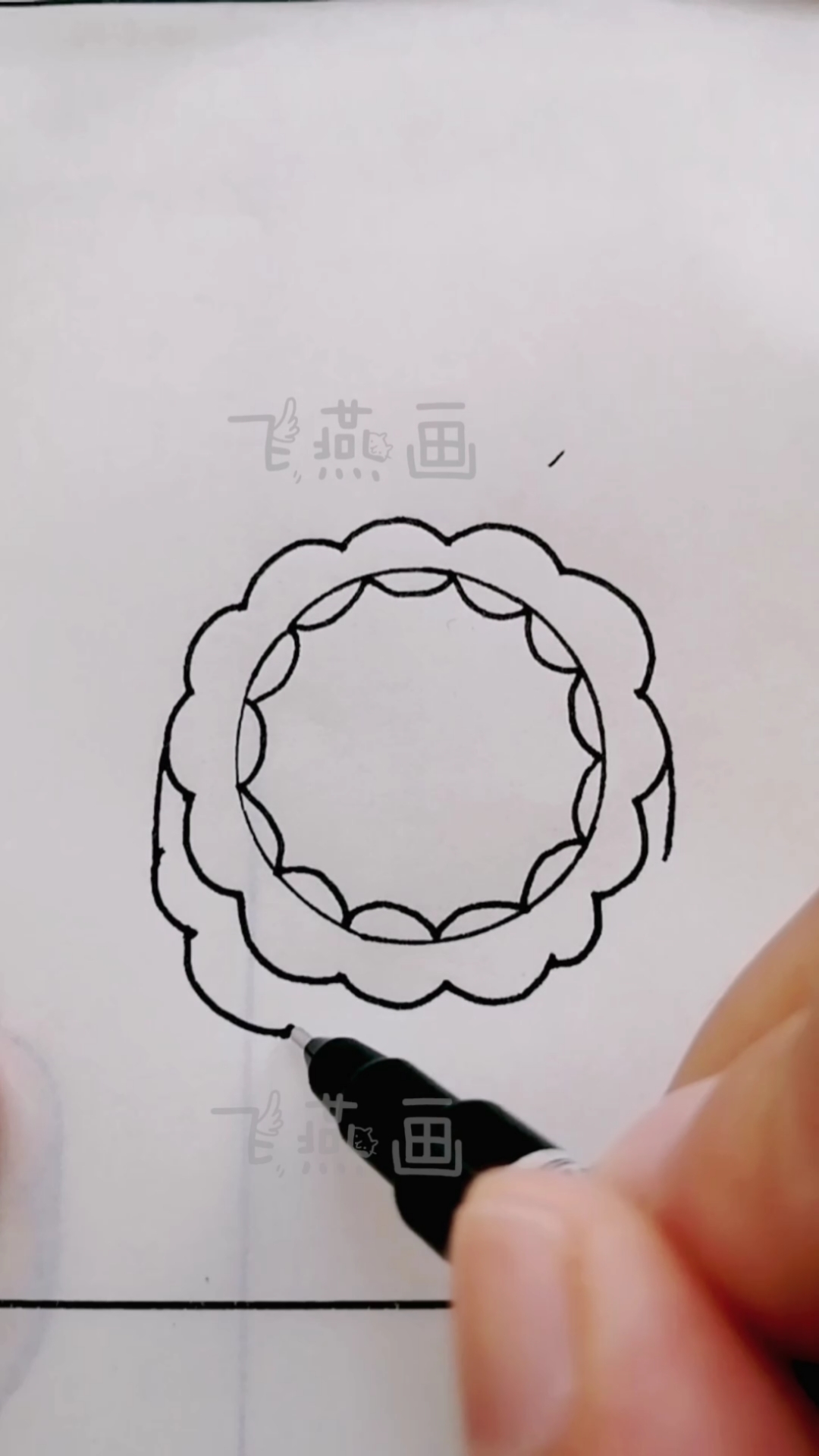 月饼简笔画