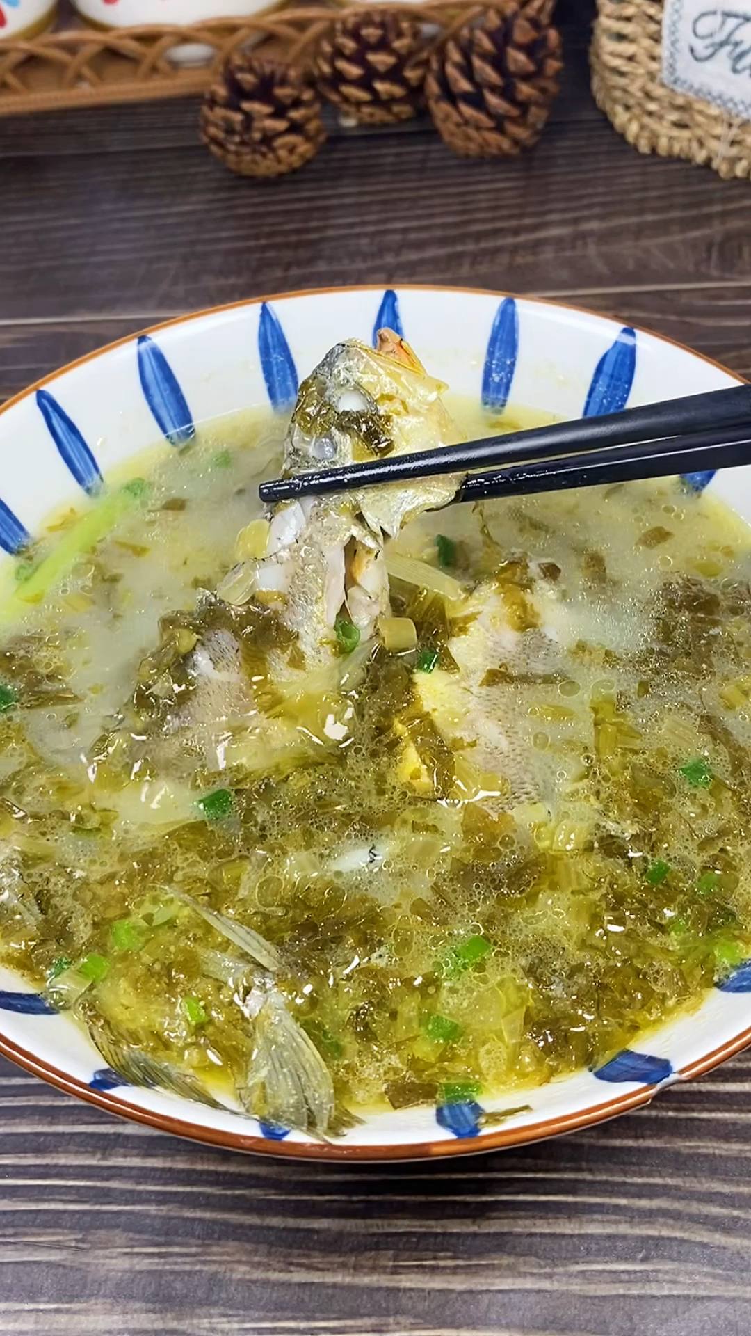 #你好，夏天#咸菜黄鱼汤，原汁原味，大海的味道