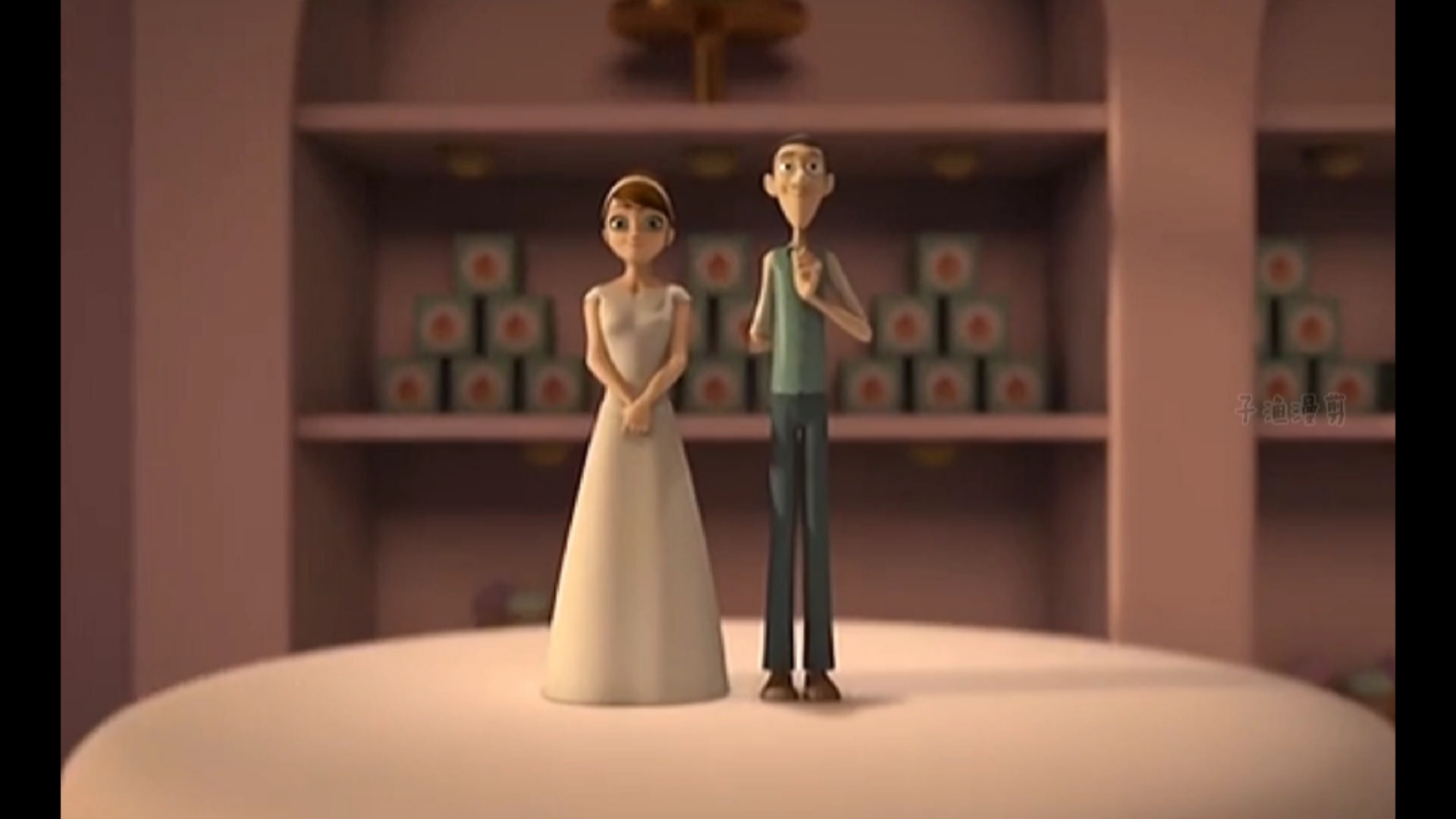 两个蛋糕小人的温暖故事