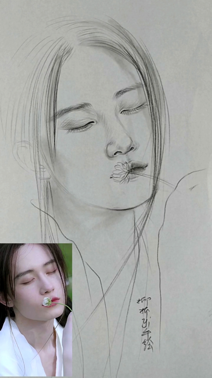 #手绘#画古风男子,见过吗?