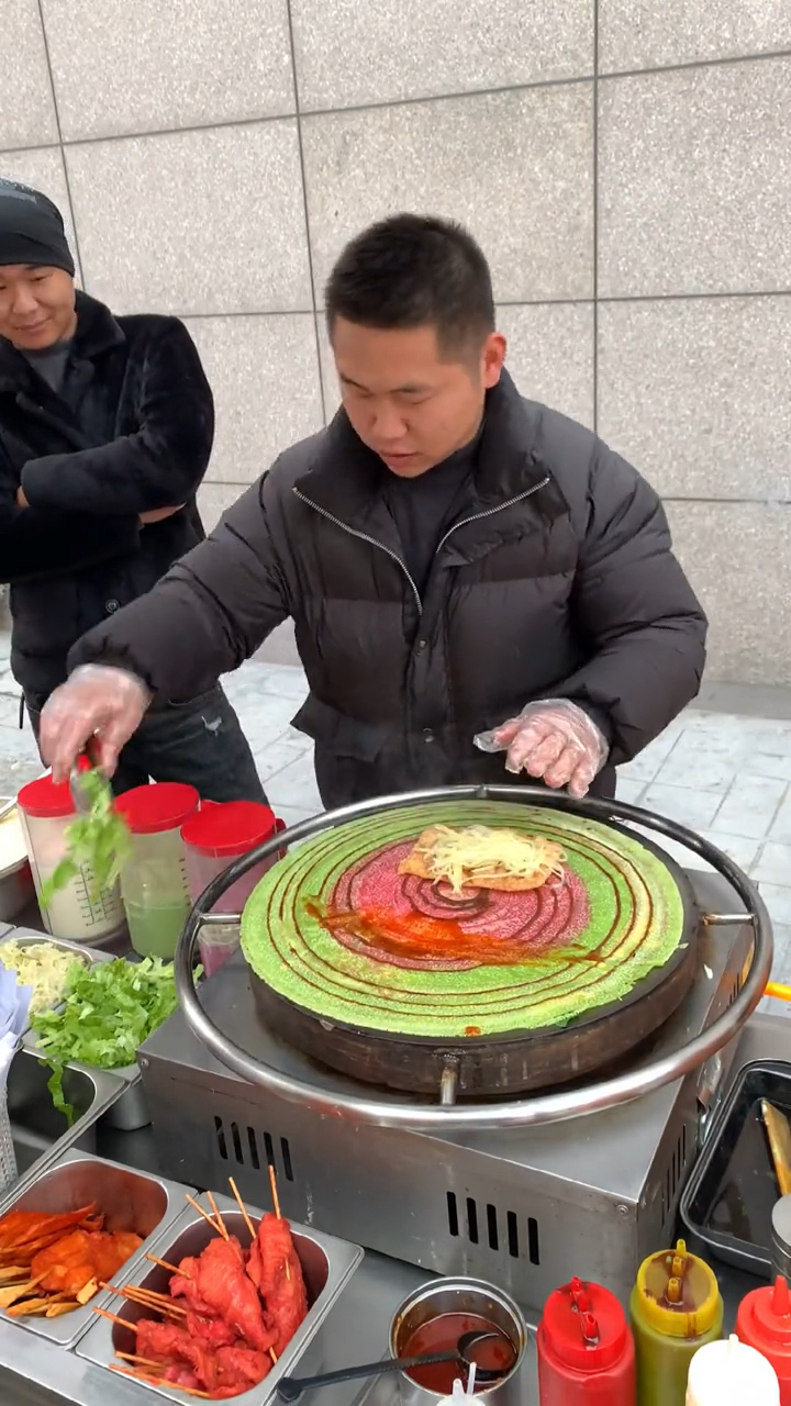 纯手工制作煎饼