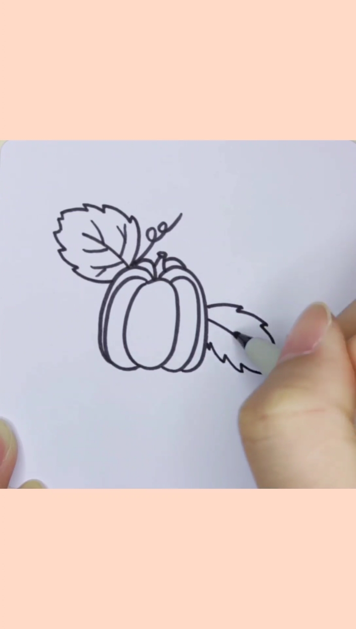 #画画原来如此简单#这世上有冬瓜,西瓜,南瓜,为什么没有北瓜?#简笔画
