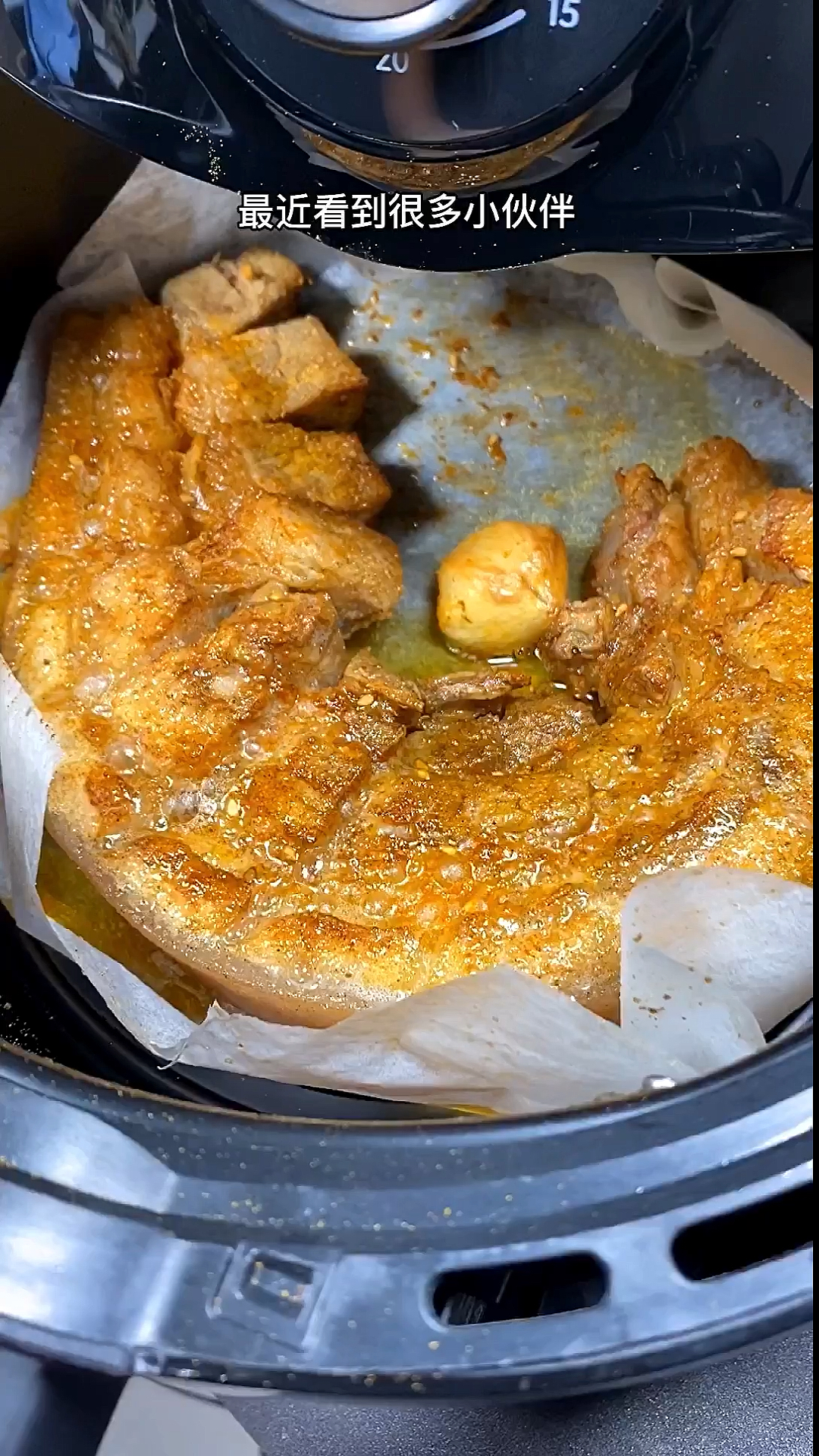 #风味人间#空气炸锅烤肉,按照这个方法绝对不会糊