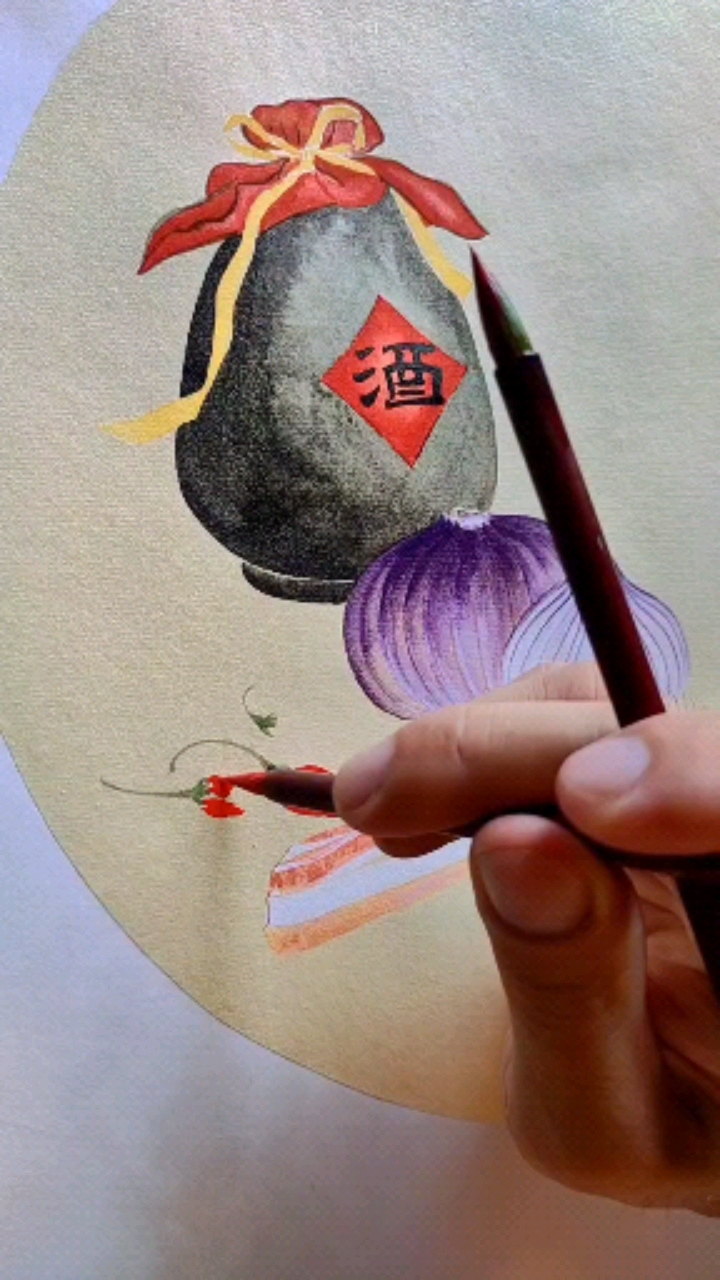 #徐伯逸书画#画一点家常小菜