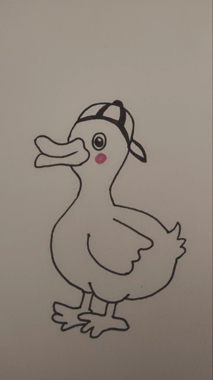 #简笔画#画画带帽子的,你学会了吗?