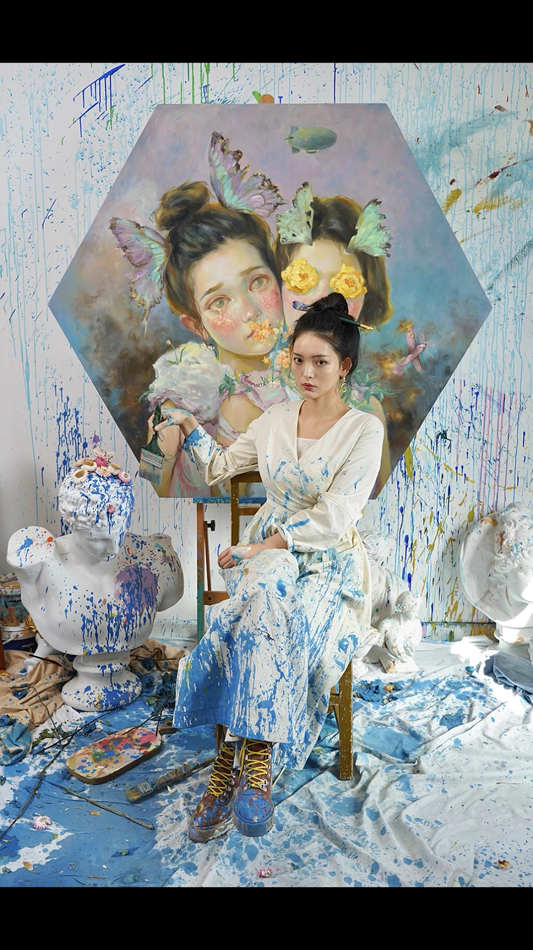 #黎式画法#只有一次的人生，拿出干劲来