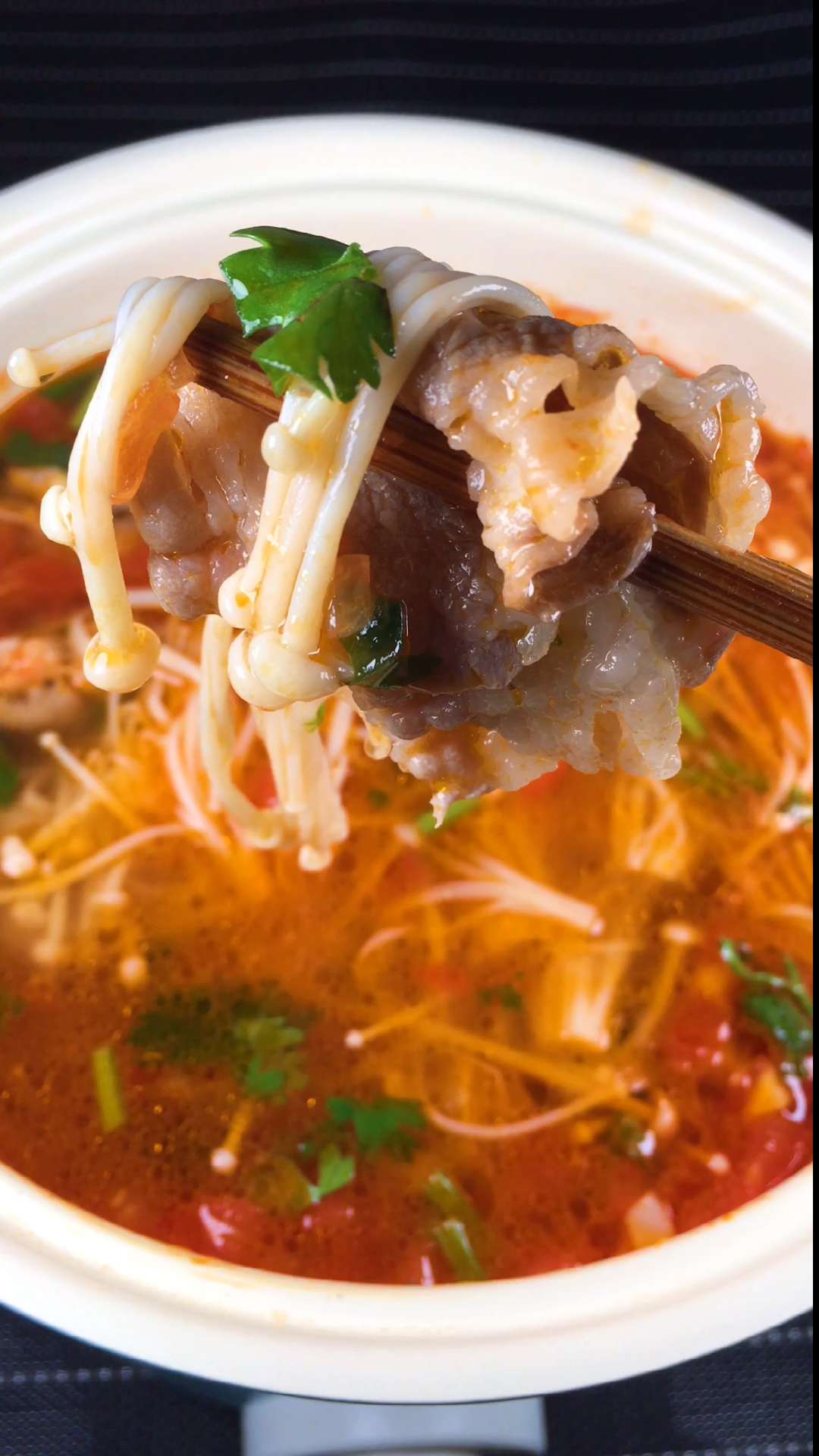 #今天吃什么#西红柿肥牛汤,夏天喝酸爽够味!也很下饭喔