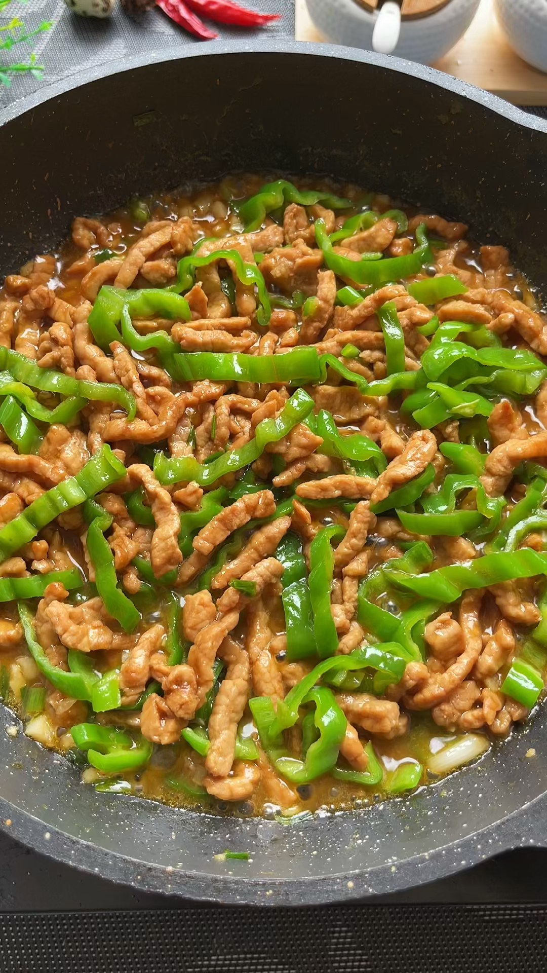 青椒肉丝最好吃的做法,一看就会