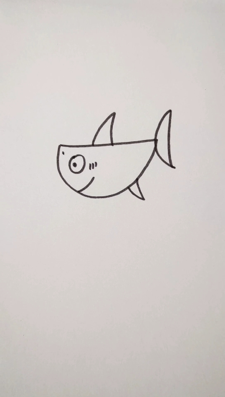 #简笔画#超简单的鱼