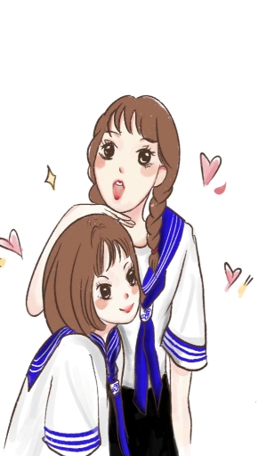 #简笔画#闺蜜篇