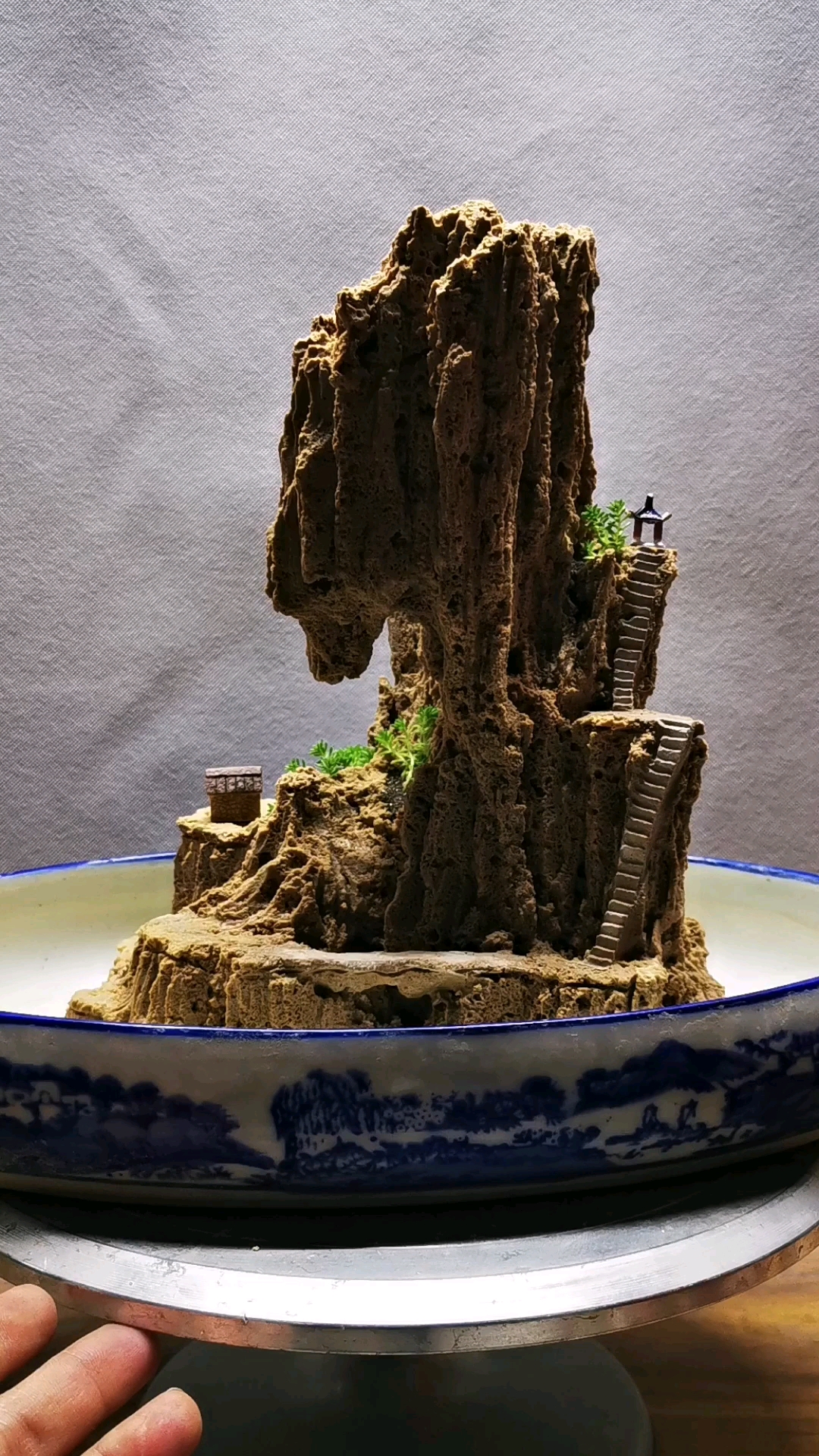 吸水石假山盆景新作欣赏十五