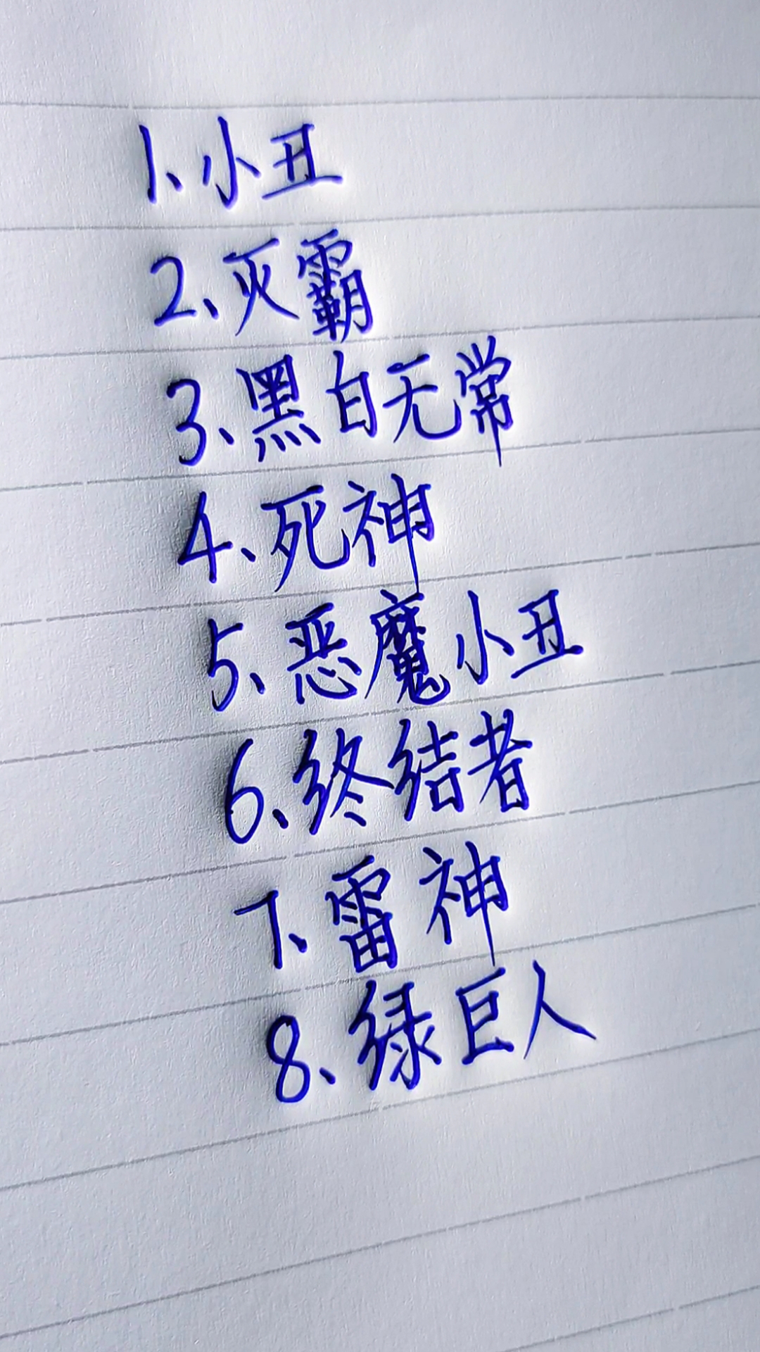 #手写文字#如果你被这些人追刹,你的头像会保护你吗