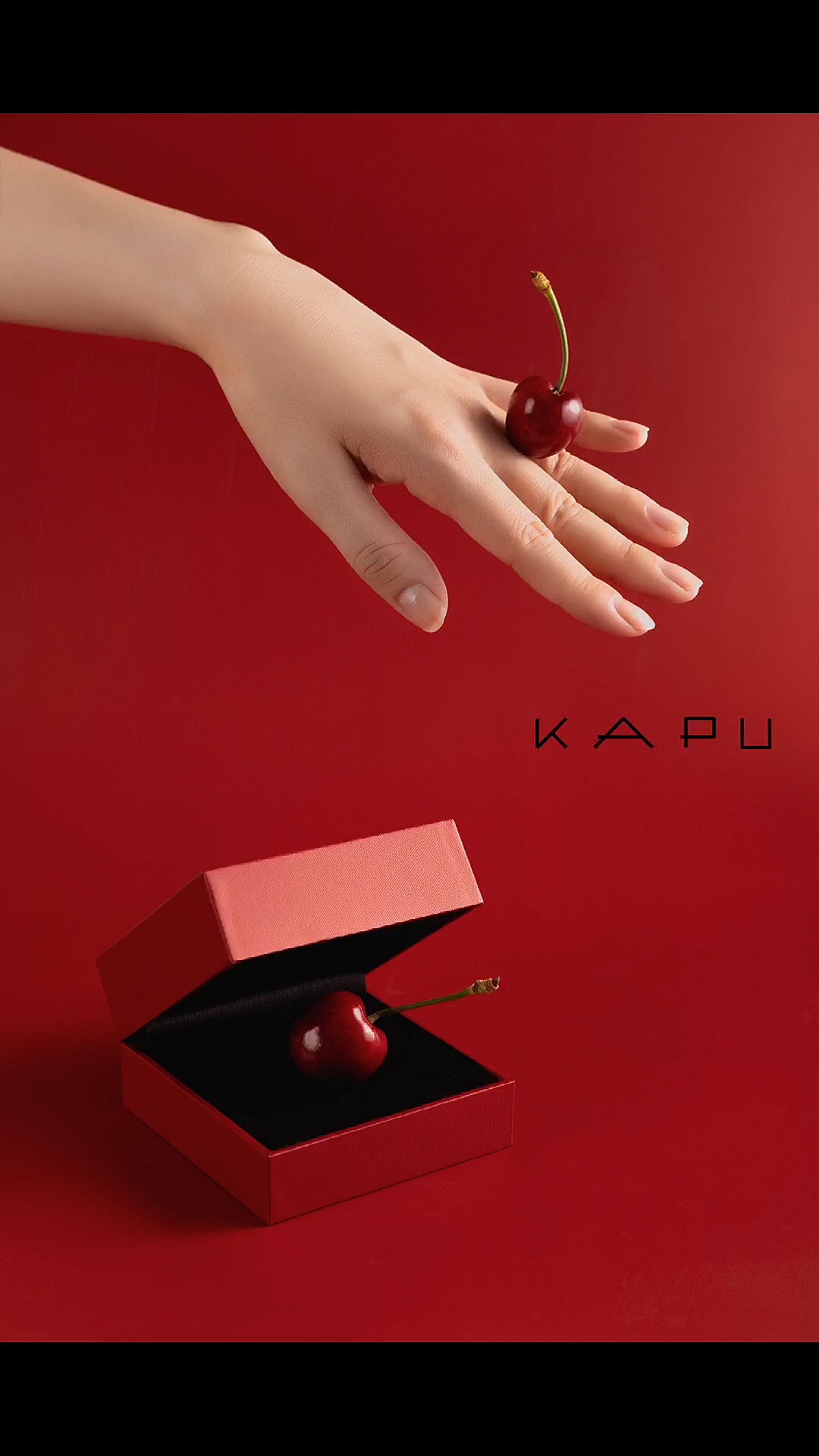 #拍摄花絮#创意布景海报-樱桃拍摄