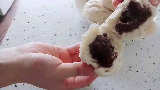 #自制美食#豆沙包这样就做好了